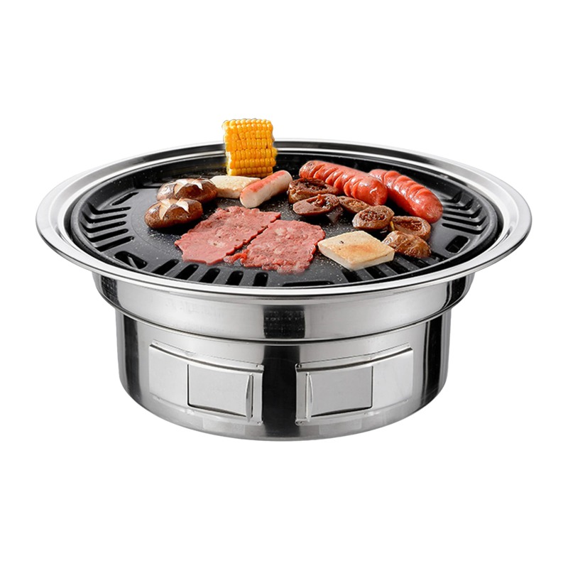Korean Bbq Grill - Churrasqueira Coreana Multifuncional de 13 Polegadas