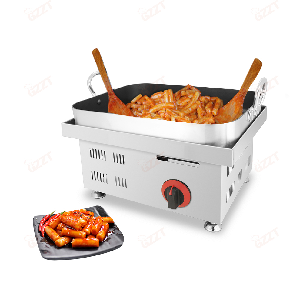 Tteokbokki Rice Cake - Comercial coreano toppoki fabricante lanche máquina